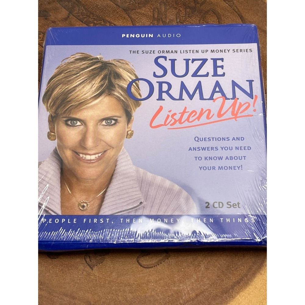 New Suze Orman Listen Up! 2 CD Set Financial Advice Money Debt Real Estate &...